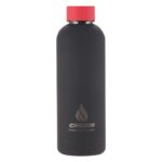 RUBBER COATED THERMAL FLASK 500ml BLACK RED_1