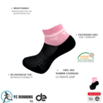 YC Socks Black Pink