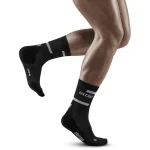 CEP Running Mid Cut Compression Socks Black