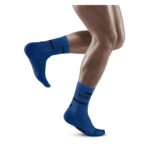 CEP Running Mid Cut Compression Socks Blue