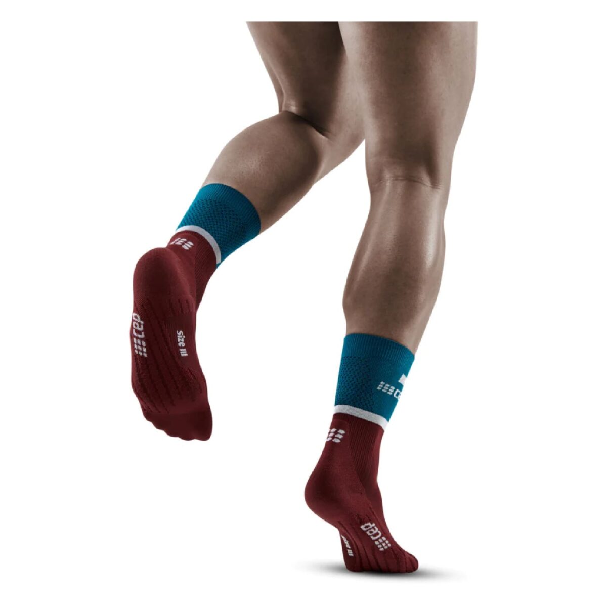 mid-cut-running-compression-socks-petrol-darkred-1