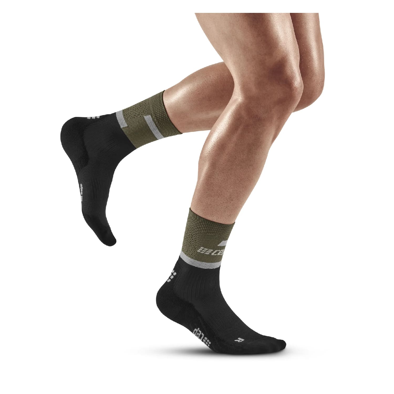 mid-cut-running-compression-socks-olive-black