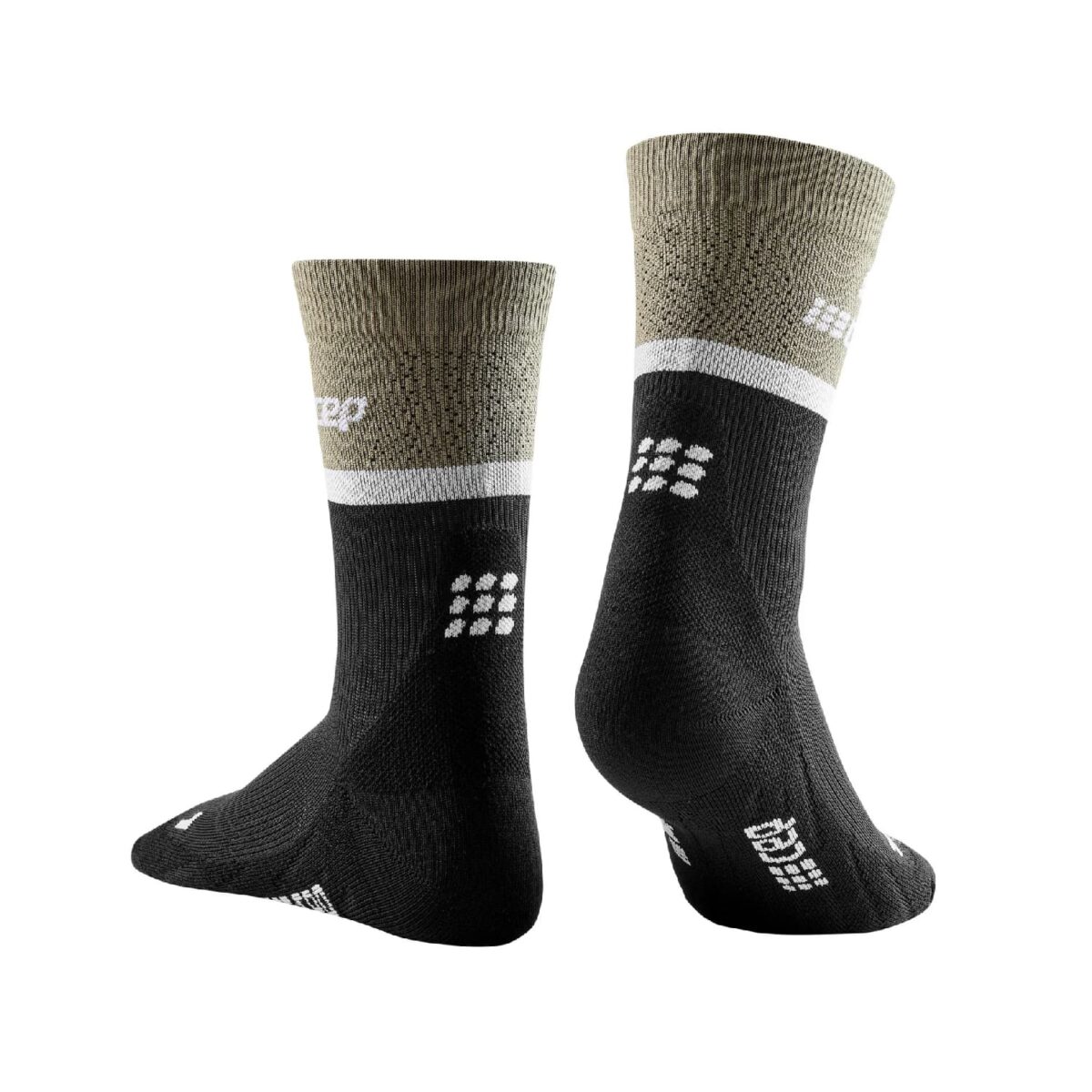 mid-cut-running-compression-socks-olive-black-3