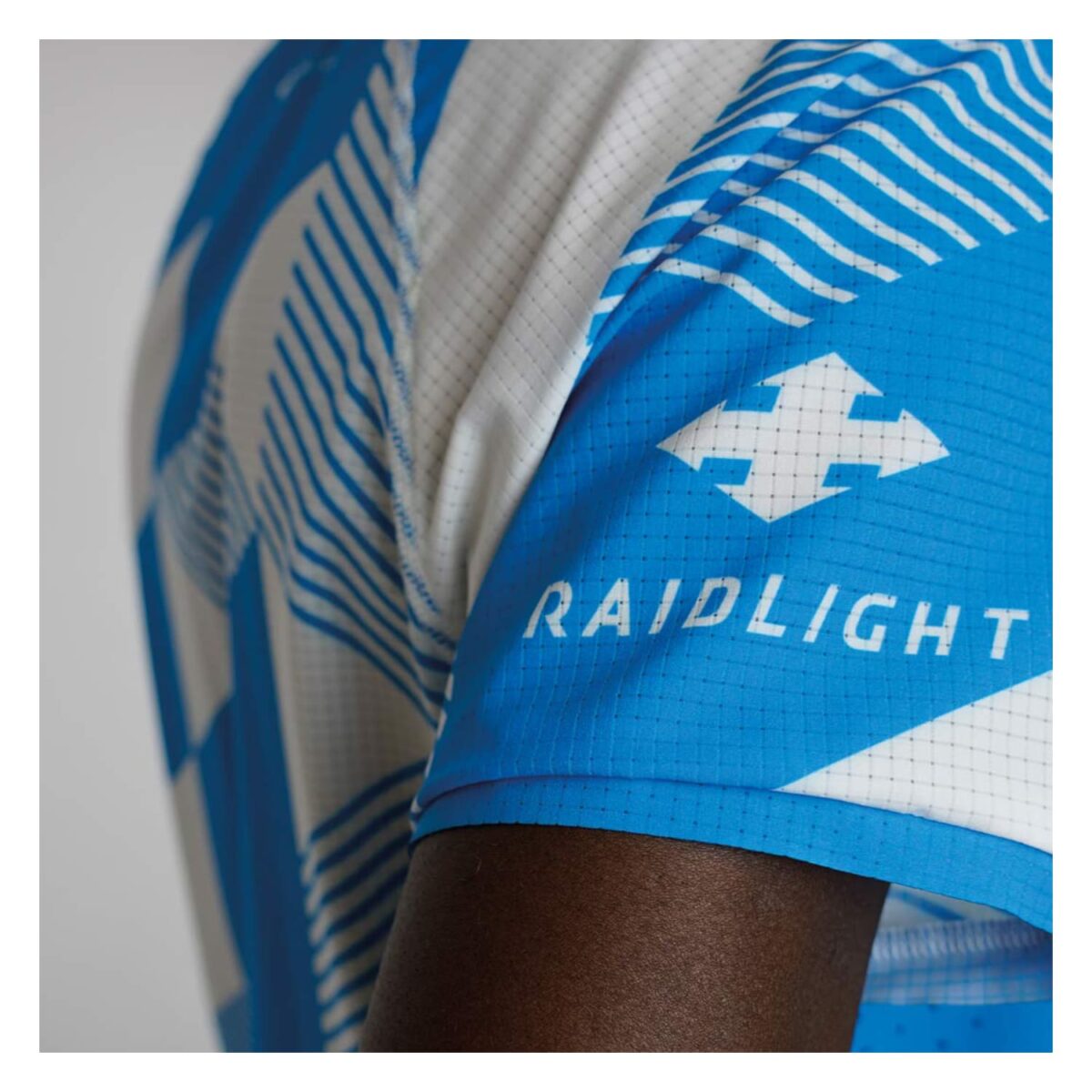 Raidlight Ripstretch EcoDry White/Blue Tshirt Ανδρικό