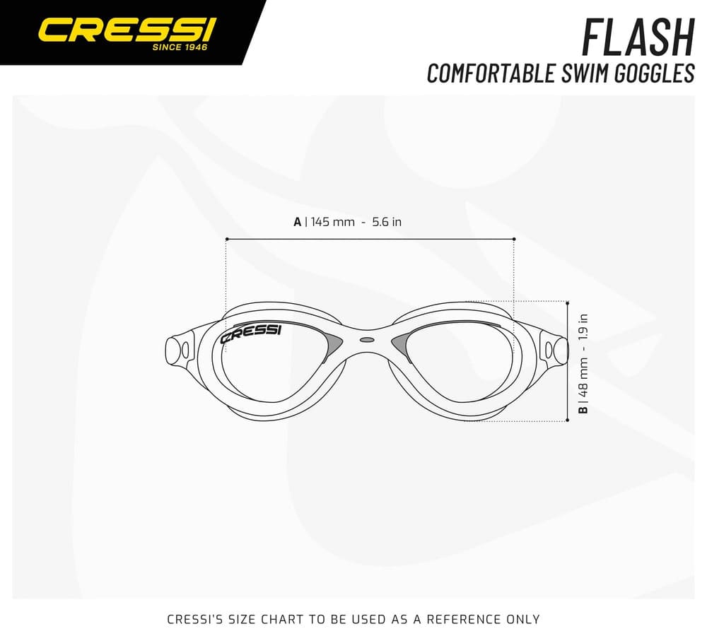 Cressi Flash Black/Smoked Lens